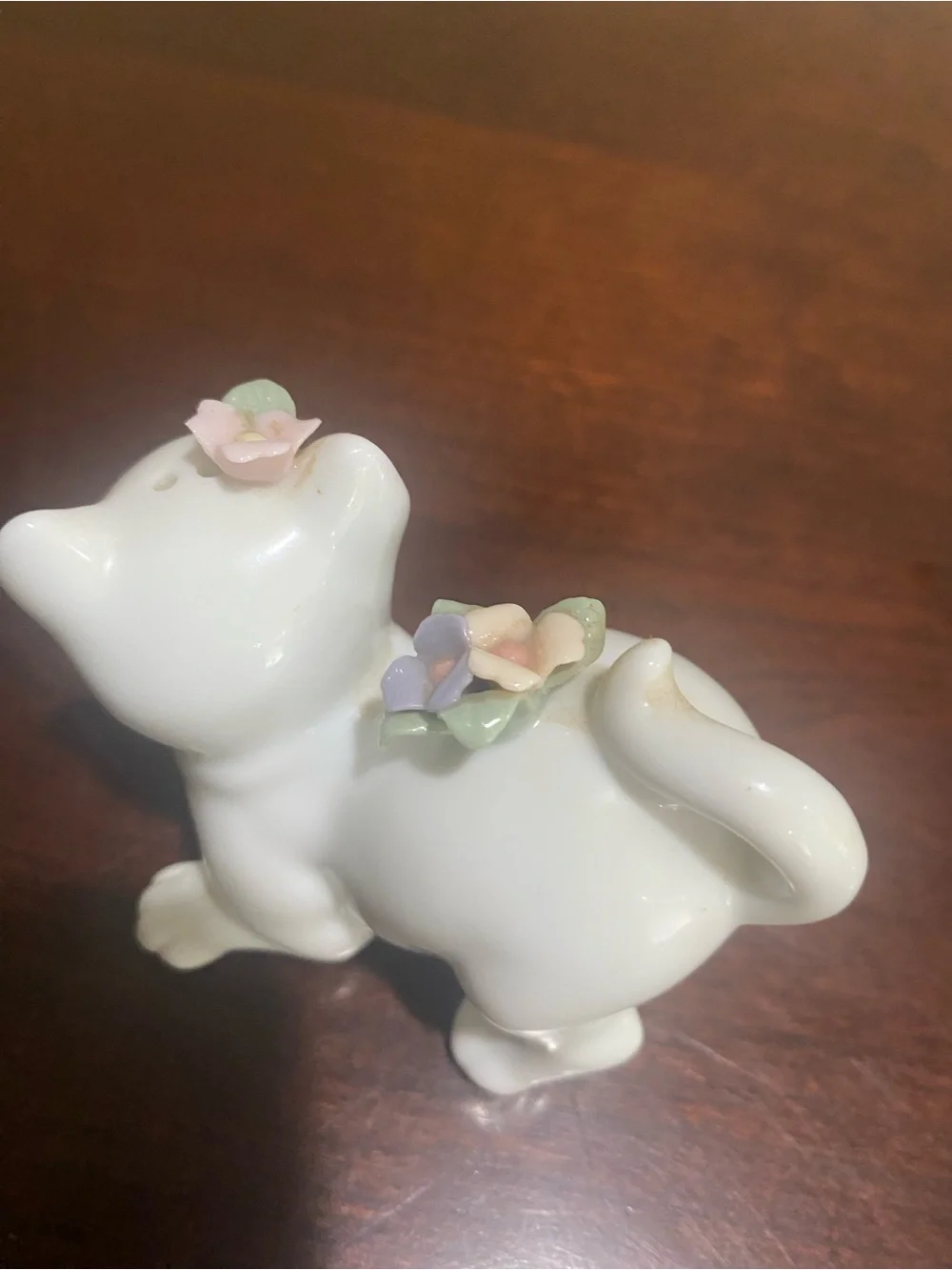 Vintage, Lenox, Butterfly Meadows, Porcelain Cat Salt and Pepper Shakers